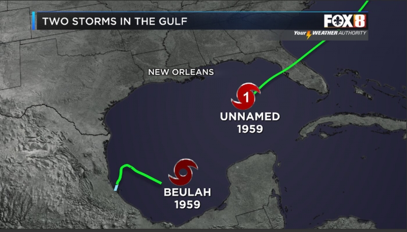 ¿Dos tormentas en el Golfo de México?